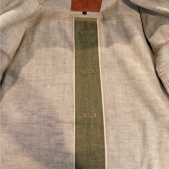 Men's Brave star Mojave olive Denim Jacket - Picture 8 of 8